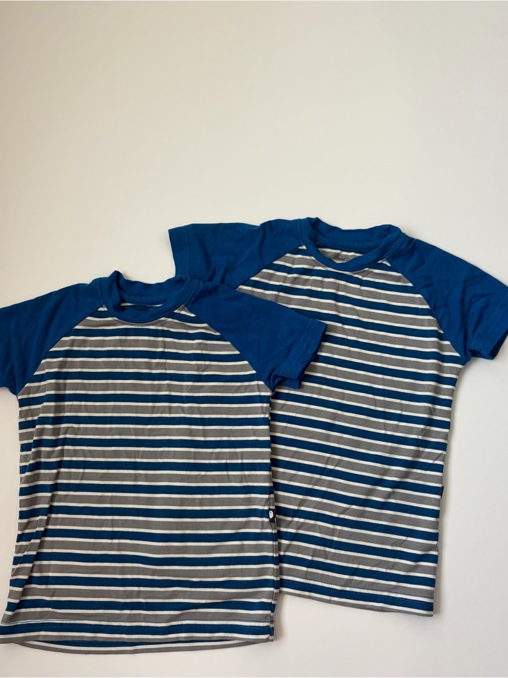 Sweet Bamboo Blue Bamboo Stripe Tee- 12-18m & 18-24m Set of 2